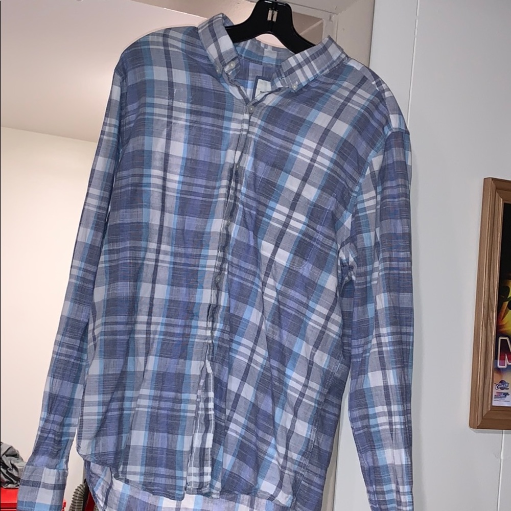 American Eagle Flannel Button-down